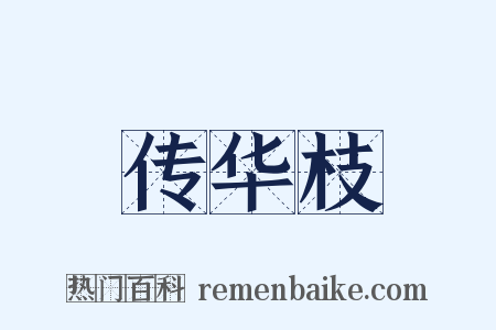 传华枝是什么意思的图片